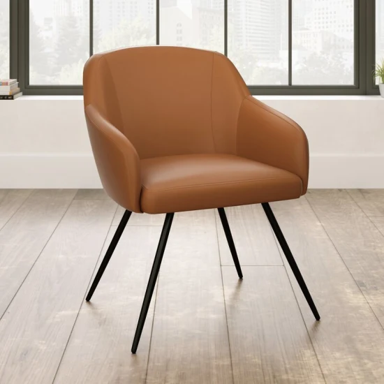 Nordic Velvet Beige Tufted Gold Stainless Steel Leg Minimalist Dinning Chair Make up Dining Chair
